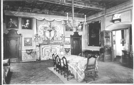Mendrisio, Palazzo Torriani, l'antico Salone