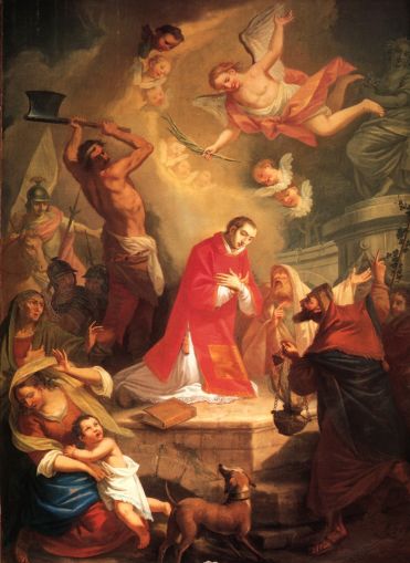 The Martyrdom of Saint Sisinio (G.B.Bagutti, 1786)
