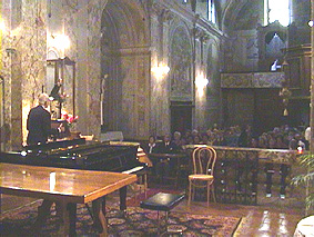 Presentazione del Concerto di Santa Rita 2000 con il Mo Vanoni all'Organo del Reina