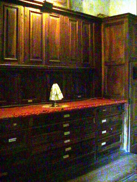 The Sacristy and wardrobes of the 700 and 800